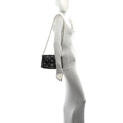 Small Nappa Crossbody Bag - Black