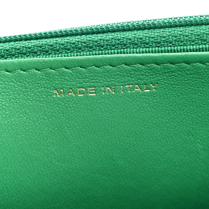 Quilted Lambskin Wallet Bag - Green