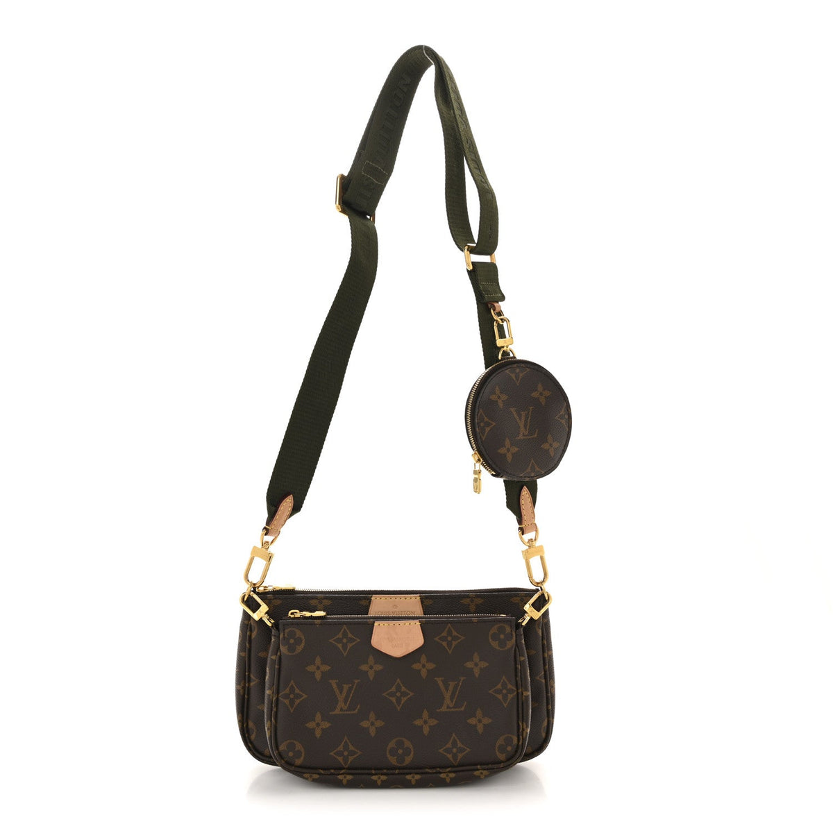 Monogram Multi Pochette Accessories Kaki Handbag