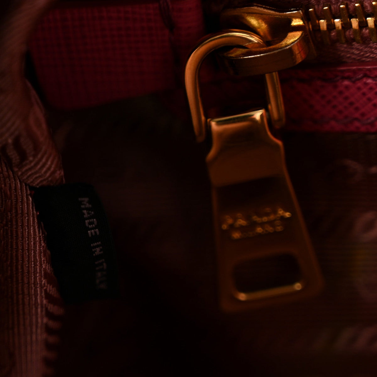 Saffiano Lux Bowler Peonia Handbag