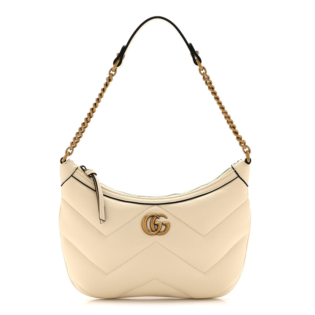 Calfskin Hobo Bag - White