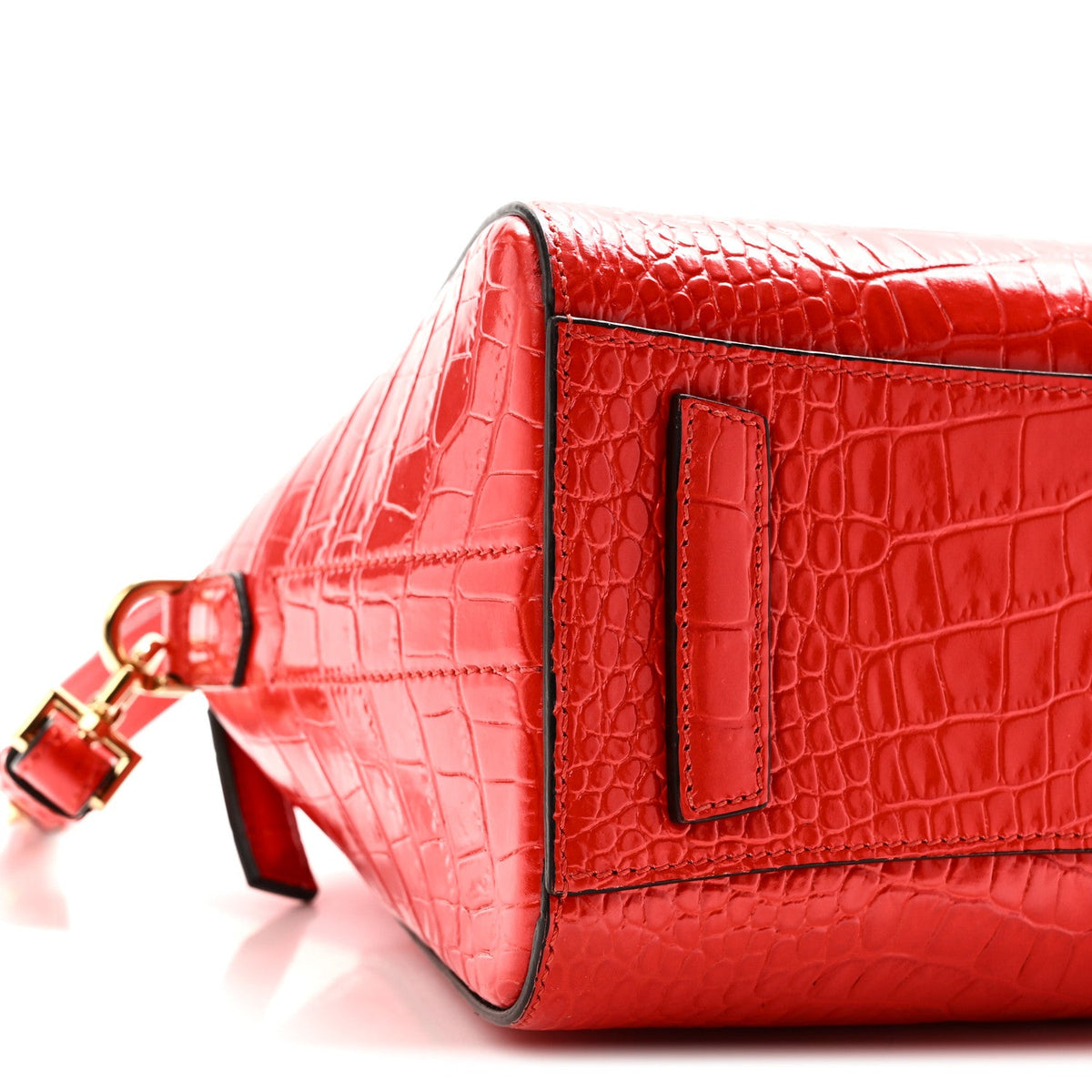 Mini Calfskin Handbag - Red