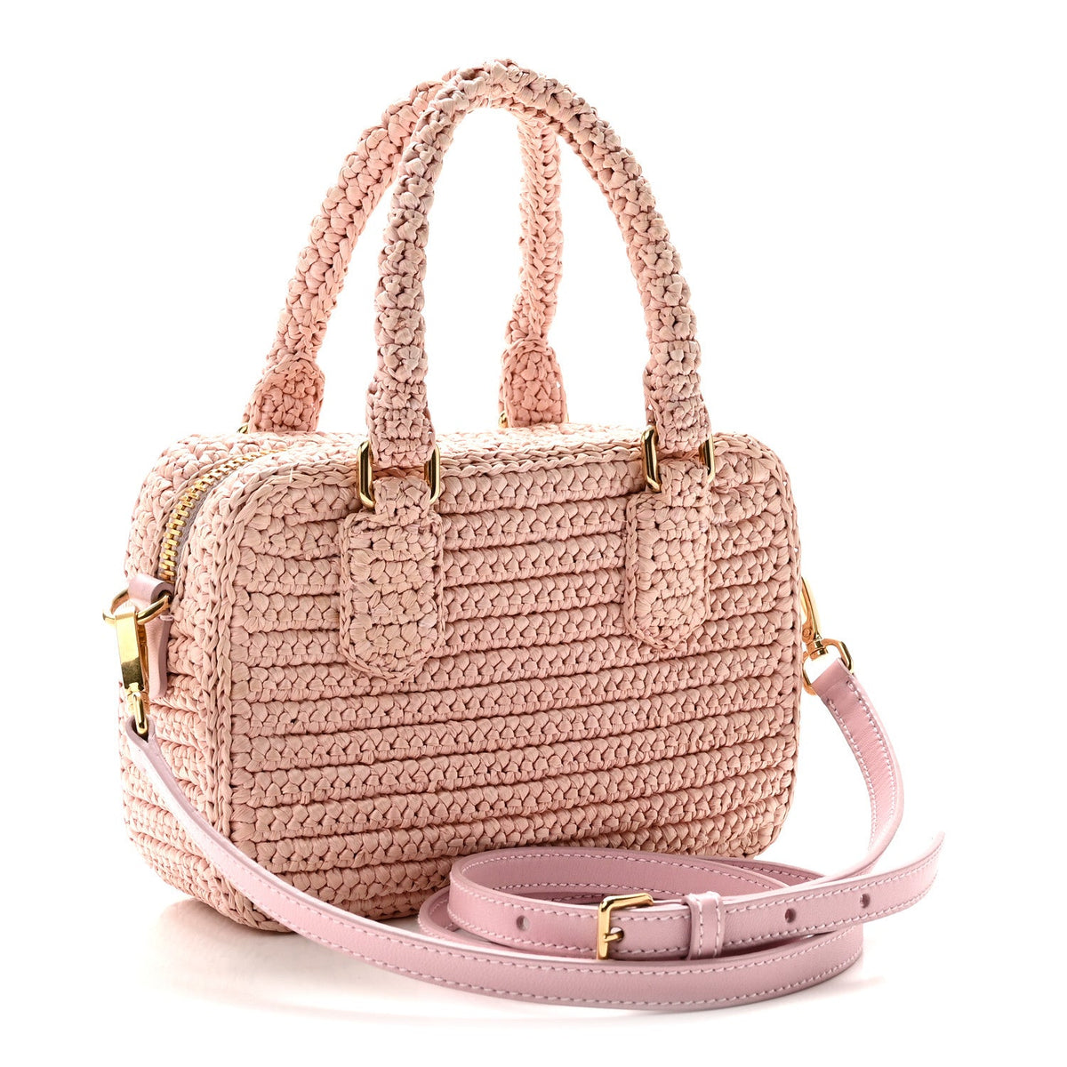 Calfskin Handbag - Pink