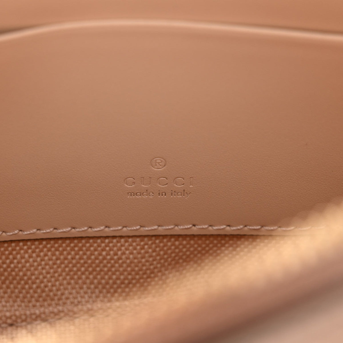 Mini Calfskin Wallet Bag - Beige