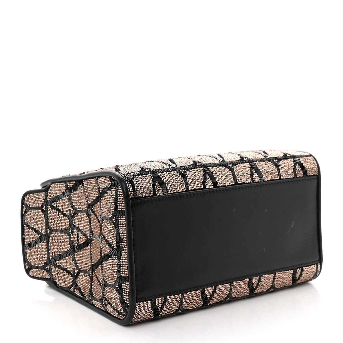 Mini Calfskin Handbag - Black