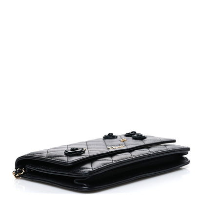 Lambskin Wallet Bag - Black