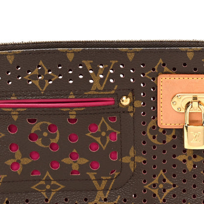 Monogram Perforated Pochette Accessories Handbag