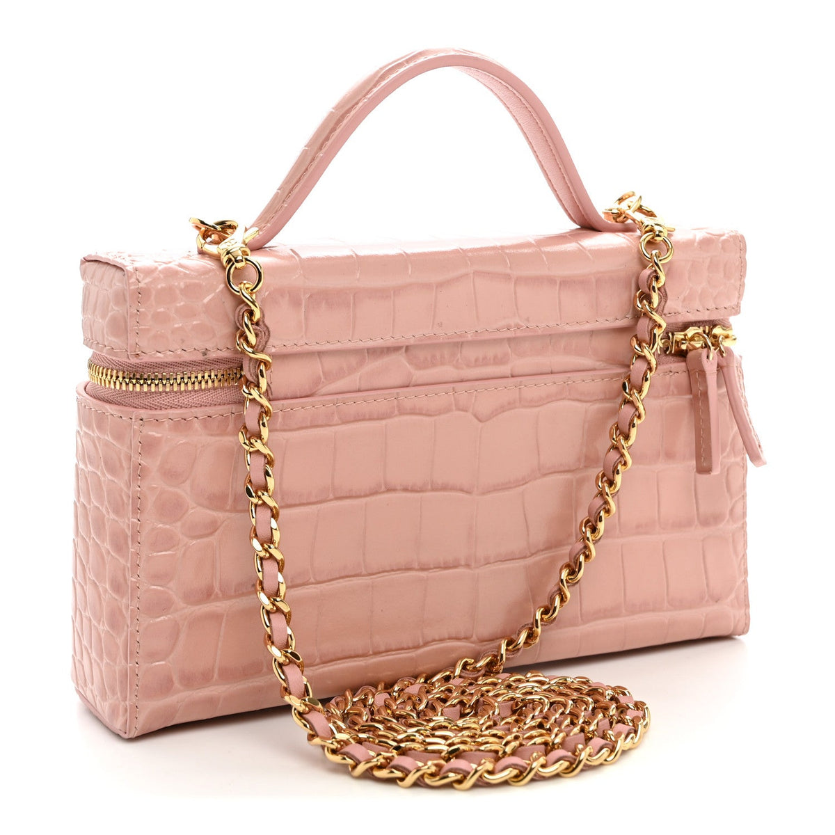 Calfskin Handbag - Pink