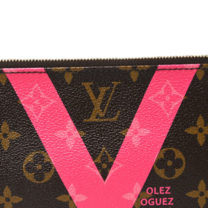 Monogram V Pochette Accessories Grenade Handbag
