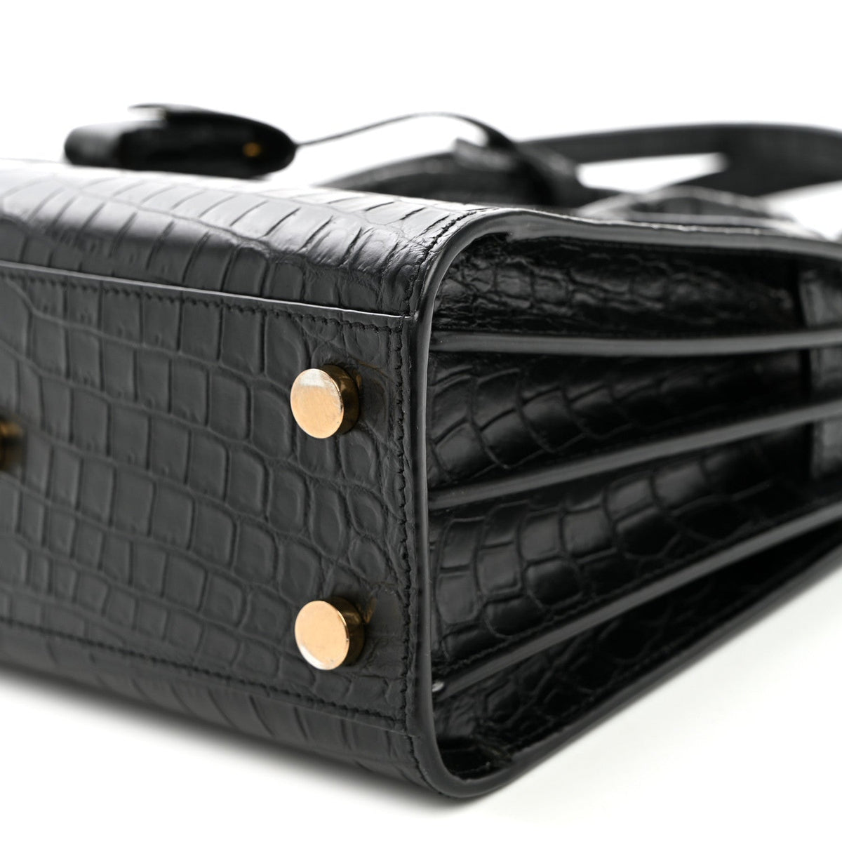 Nano Calfskin Handbag - Black