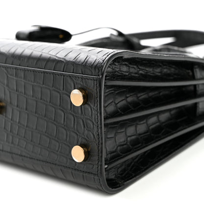 Nano Calfskin Handbag - Black