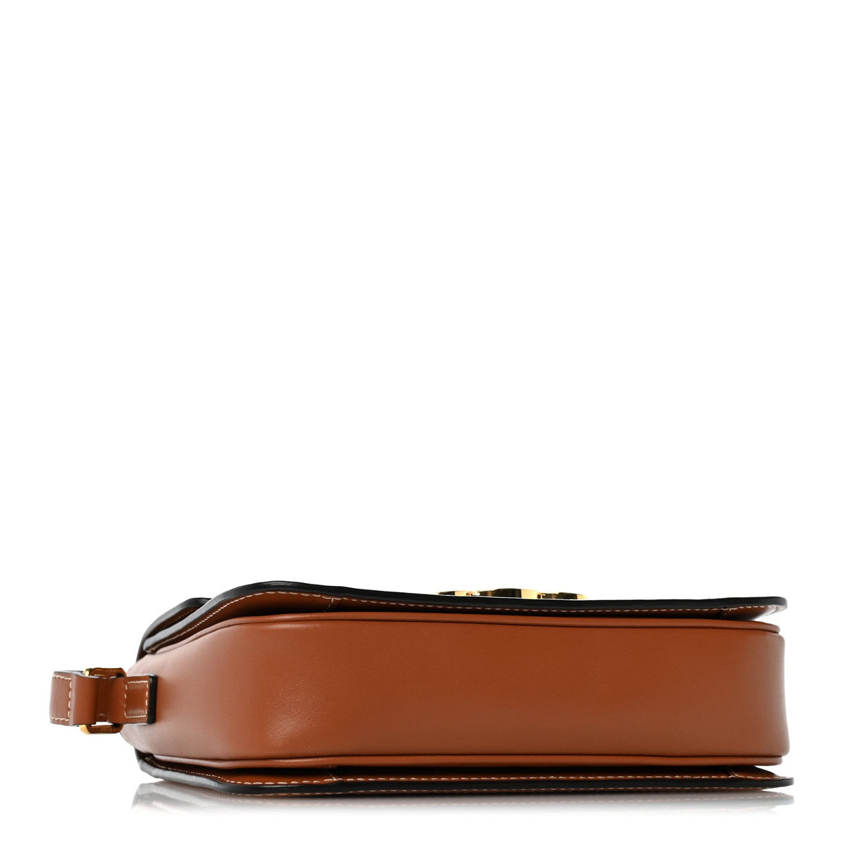 Calfskin Canvas Handbag - Tan