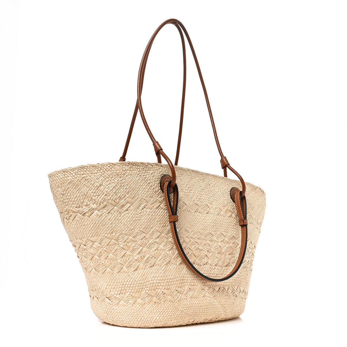 Medium Calfskin Tote Bag - Natural