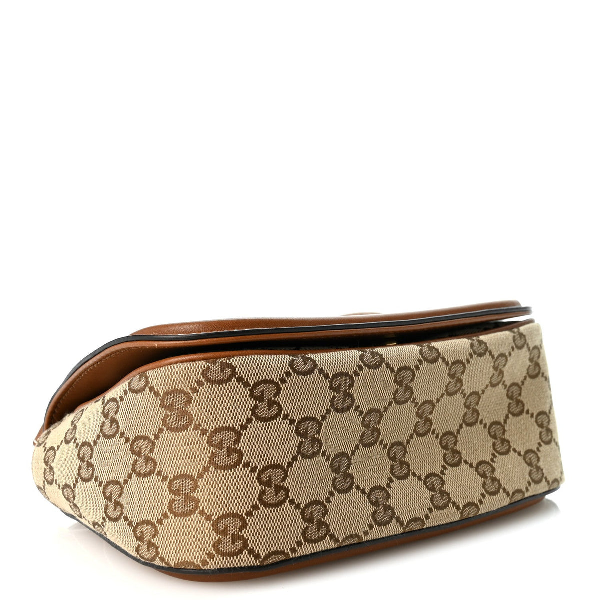 Small Calfskin Shoulder Bag - Beige