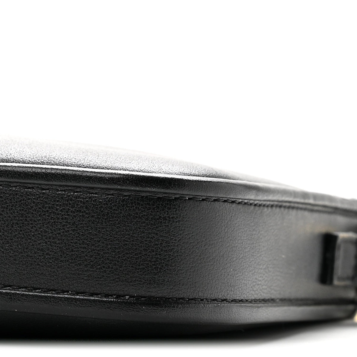 Mini Calfskin Crossbody Bag - Black
