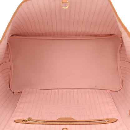 Damier Azur Neo Neverfull Gm Rose Baller Handbag