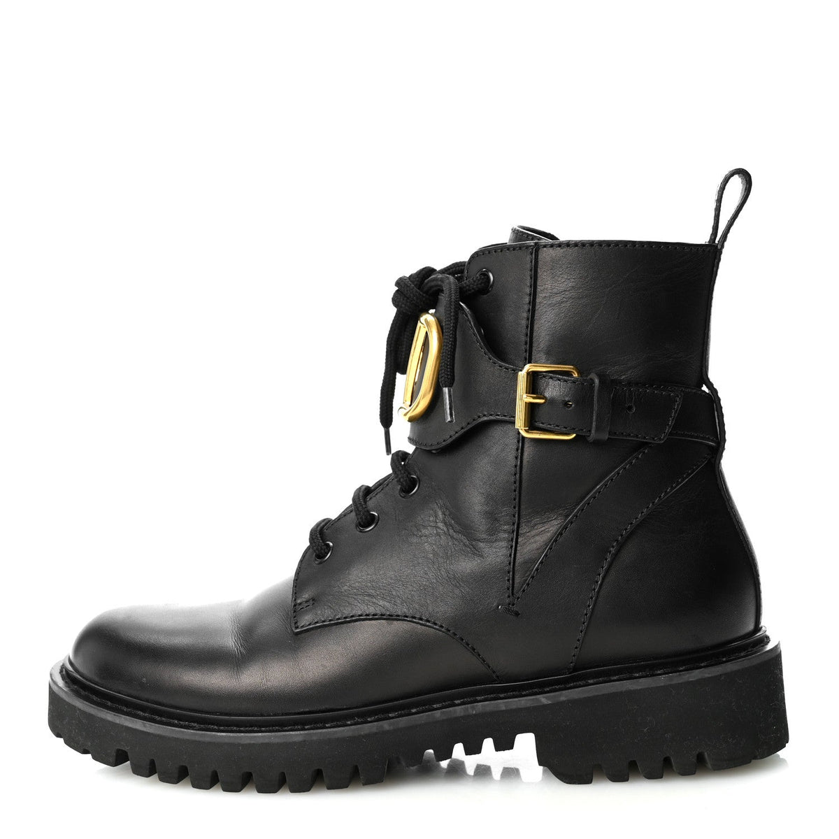 Garavanicalfskin VLogo 35Mm Combat Boots Black