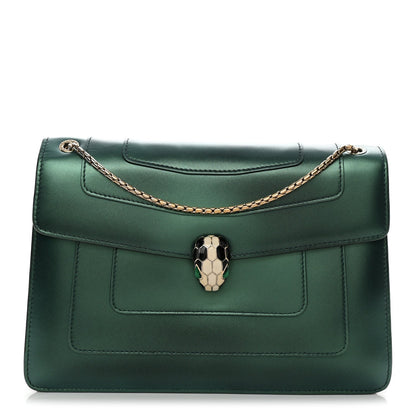 Calfskin Shoulder Bag - Green