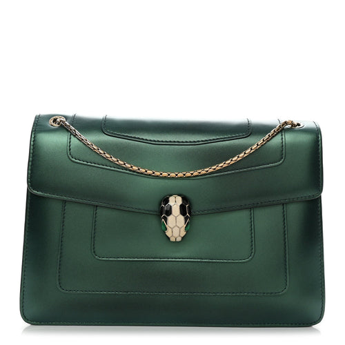 Calfskin Shoulder Bag - Green