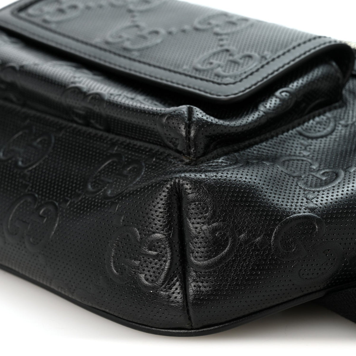 Calfskin Belt Bag - Black