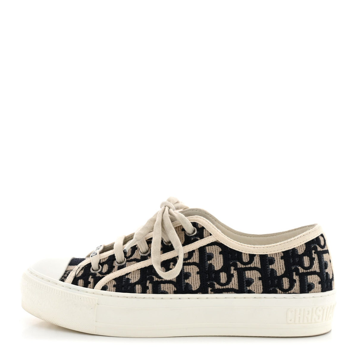 Canvas Oblique Walk'N' Low Top Sneakers Deep Blue