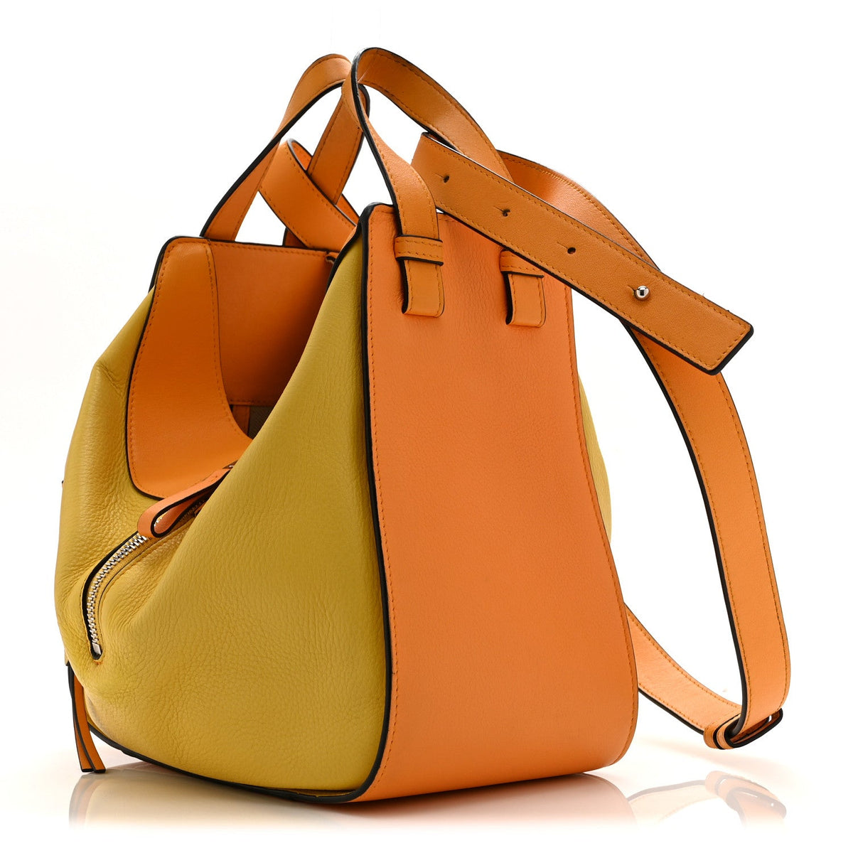 Small Calfskin Shoulder Bag - Yellow