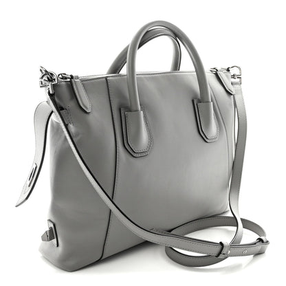 Small Calfskin Handbag - Grey