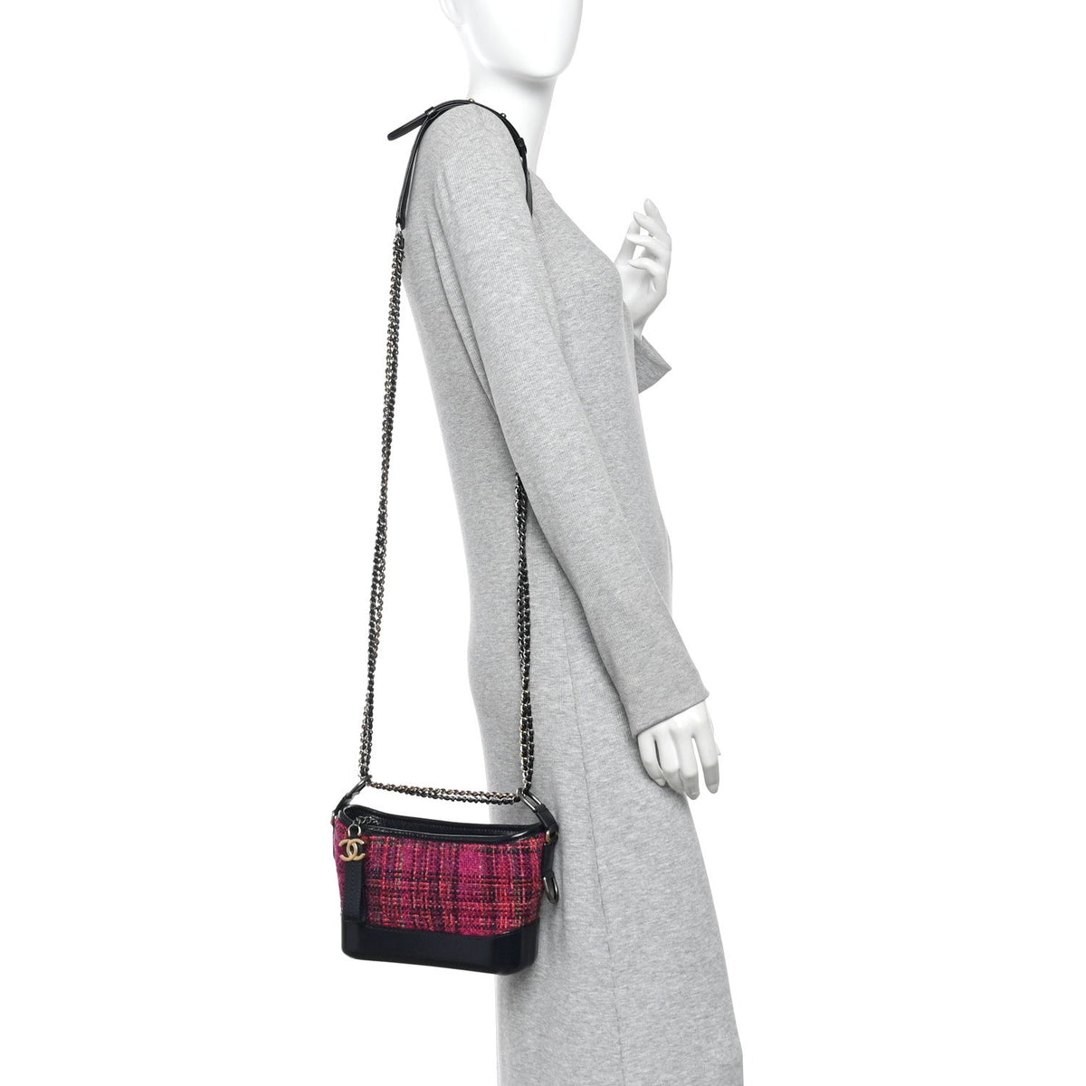 Small Calfskin Hobo Bag - Dark Navy