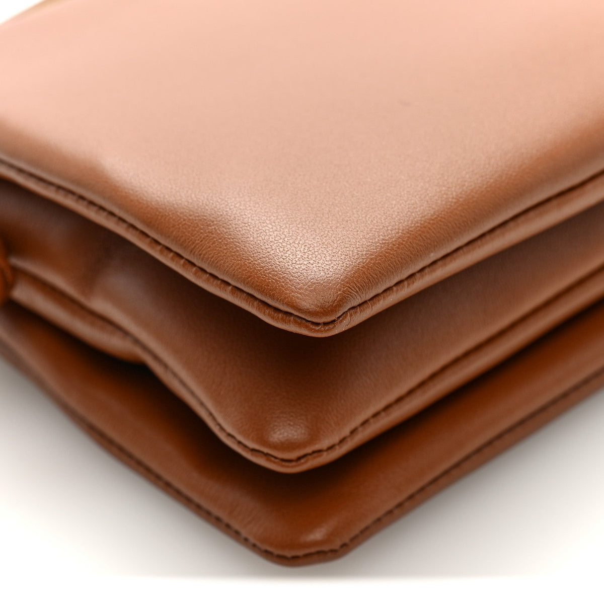 Lambskin Crossbody Bag - Tan