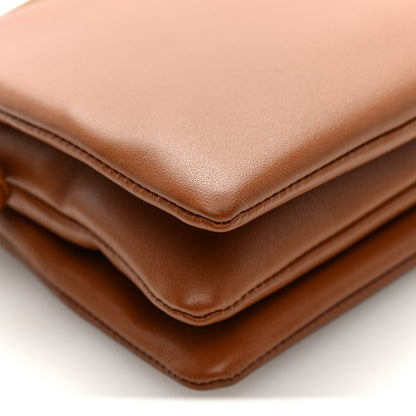 Lambskin Crossbody Bag - Tan