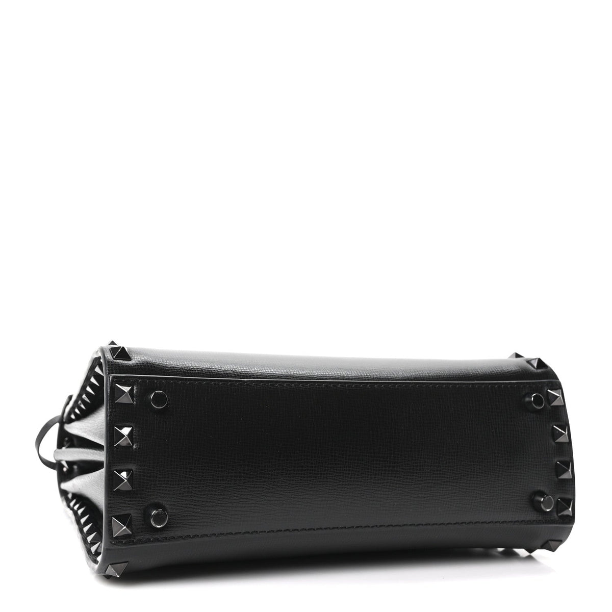 Small Calfskin Flap Shoulder Bag - Black