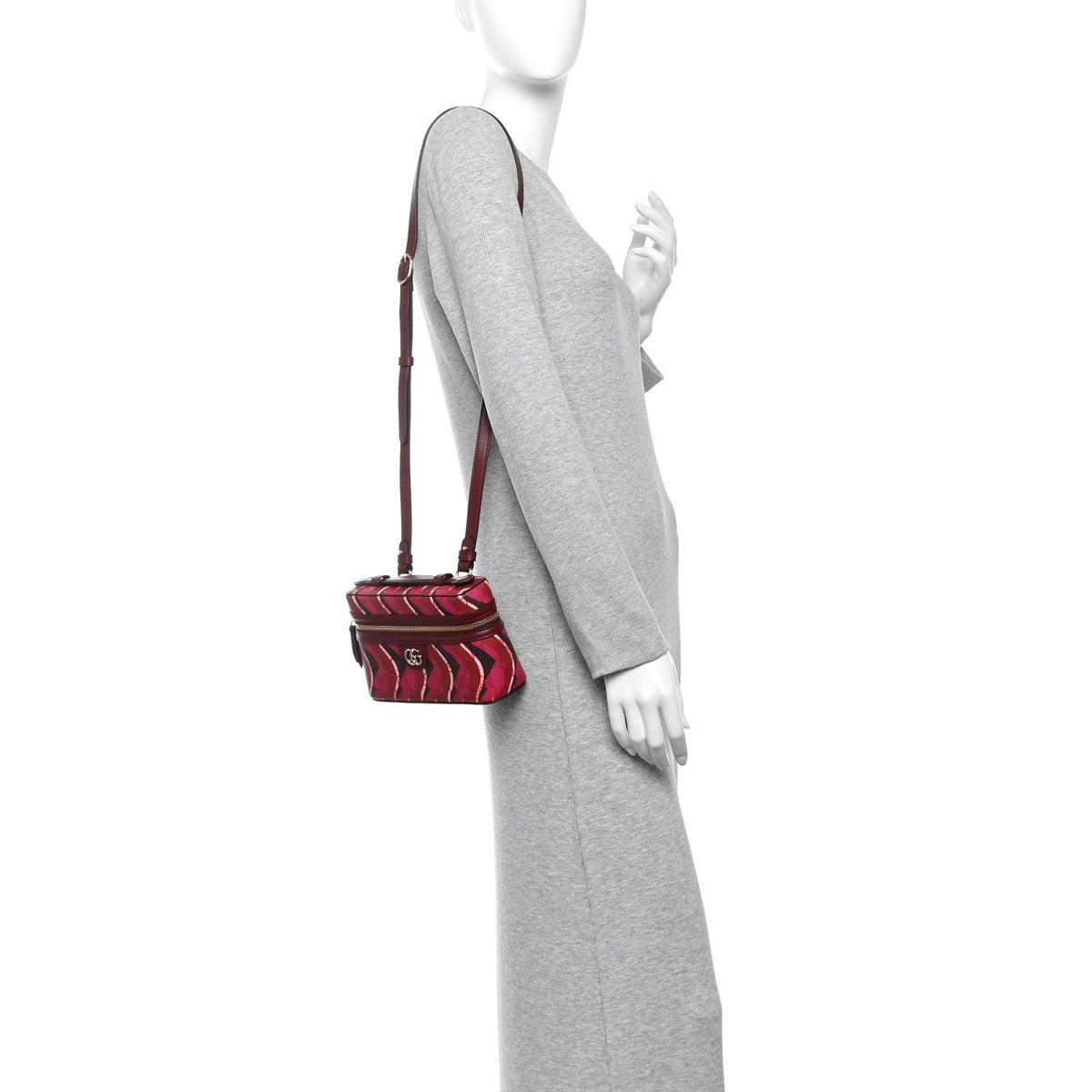 Canvas Shoulder Bag - Red