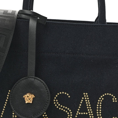 Small Canvas Tote Bag - Black
