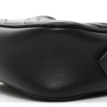 Small Calfskin Shoulder Bag - Black