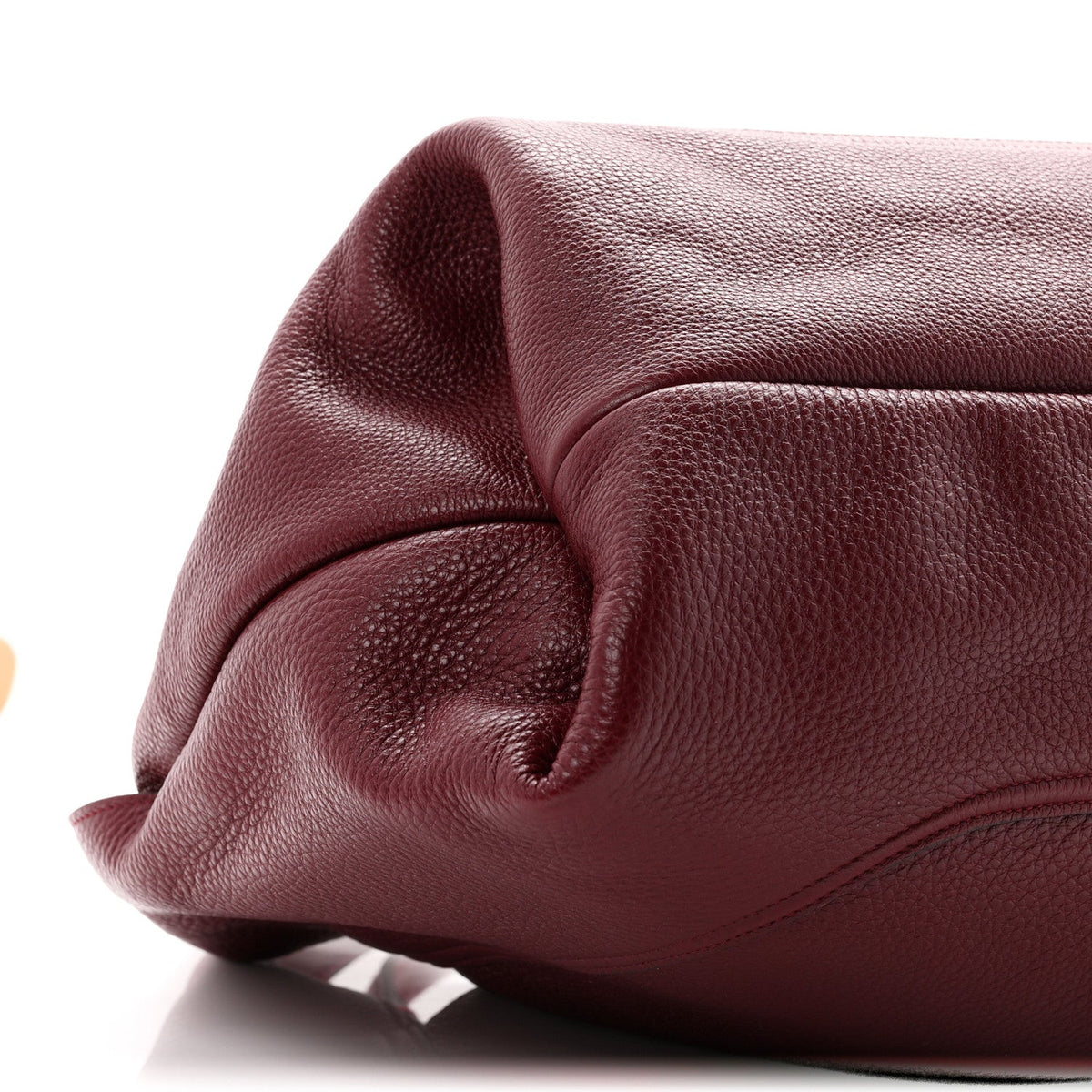 Maxi Calfskin Shoulder Bag - Red