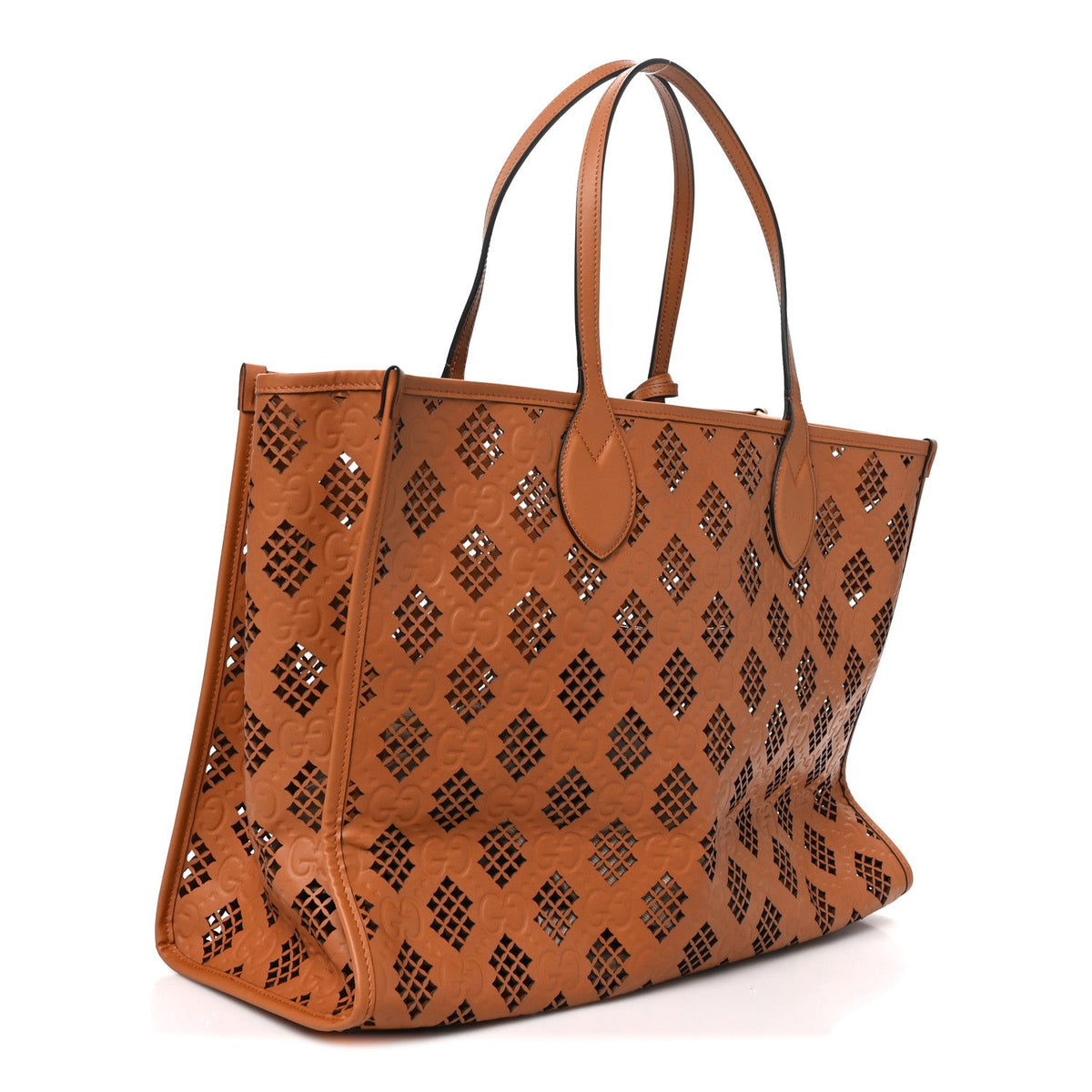 Medium Calfskin Tote Bag - Brown