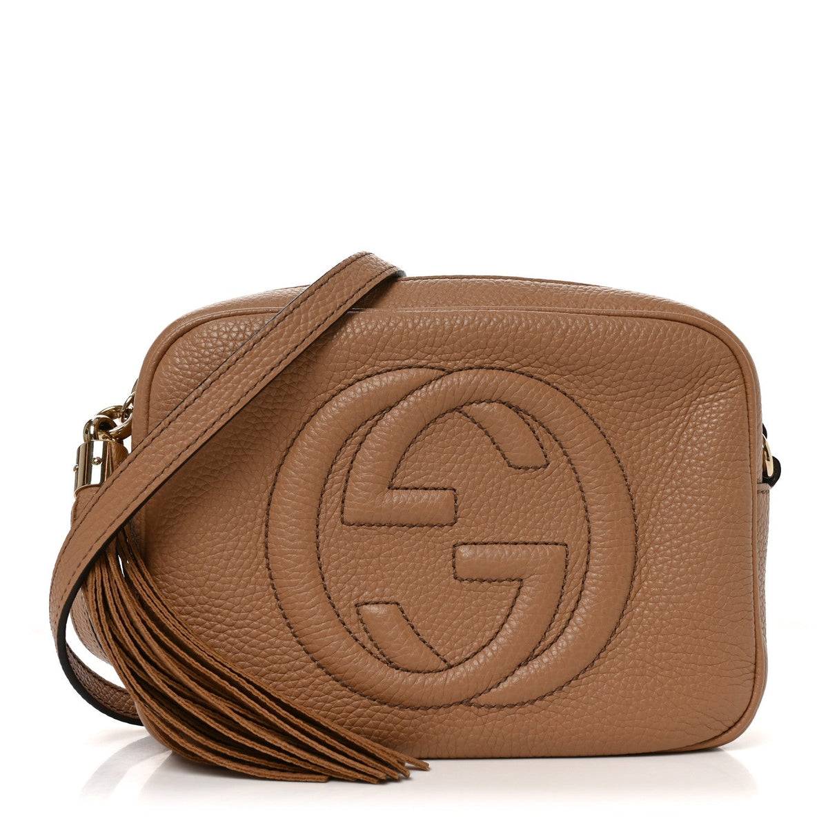 Small Calfskin Handbag - Beige