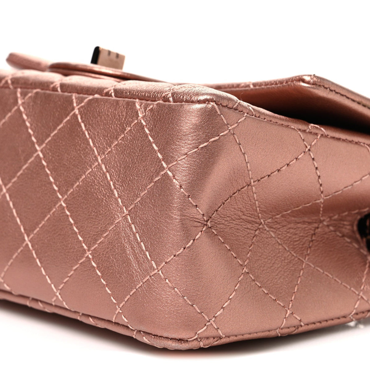 Mini Quilted Calfskin Flap Shoulder Bag - Pink