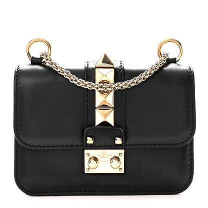 Mini Flap Shoulder Bag - Black