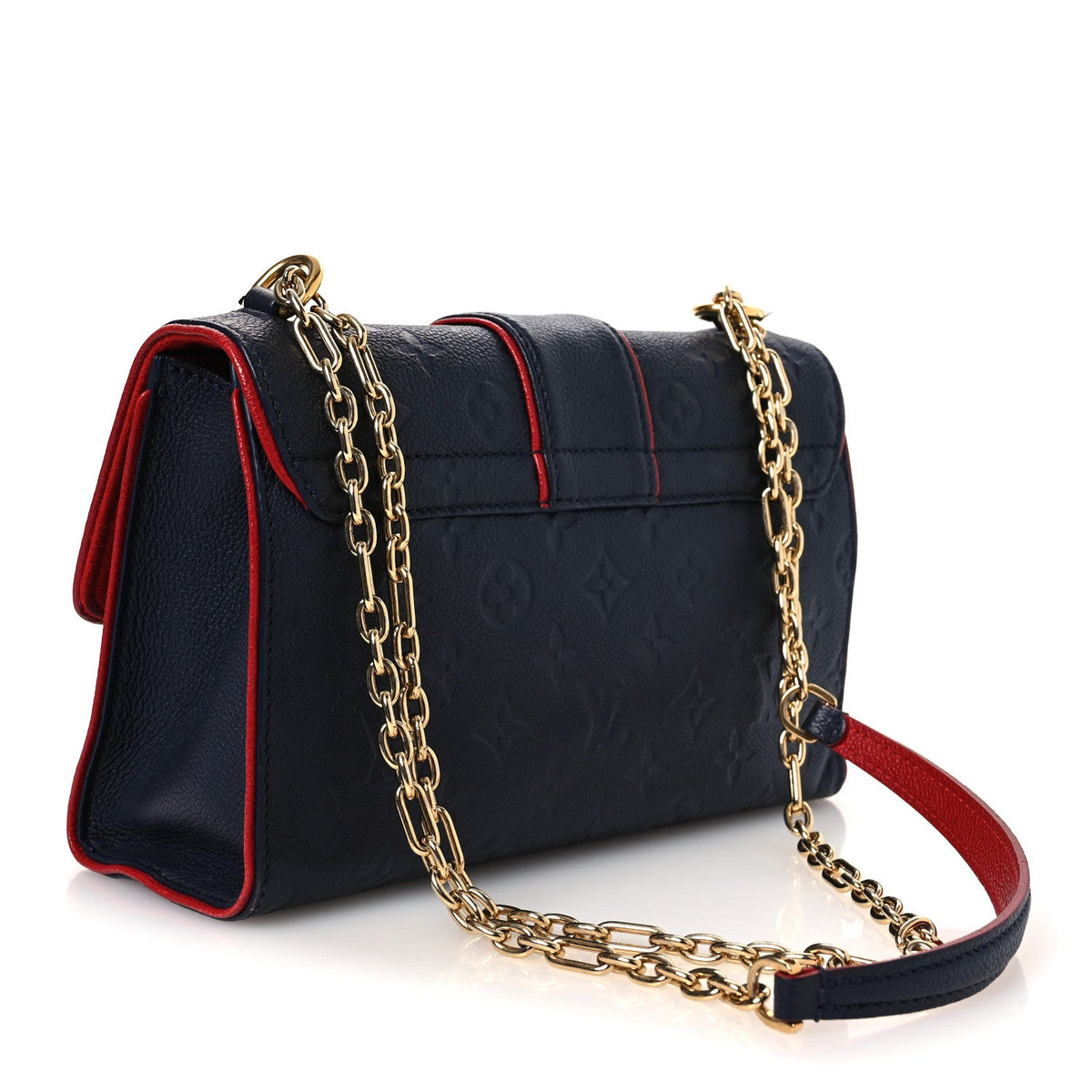 Empreinte Saint Sulpice Pm Marine Rouge Handbag