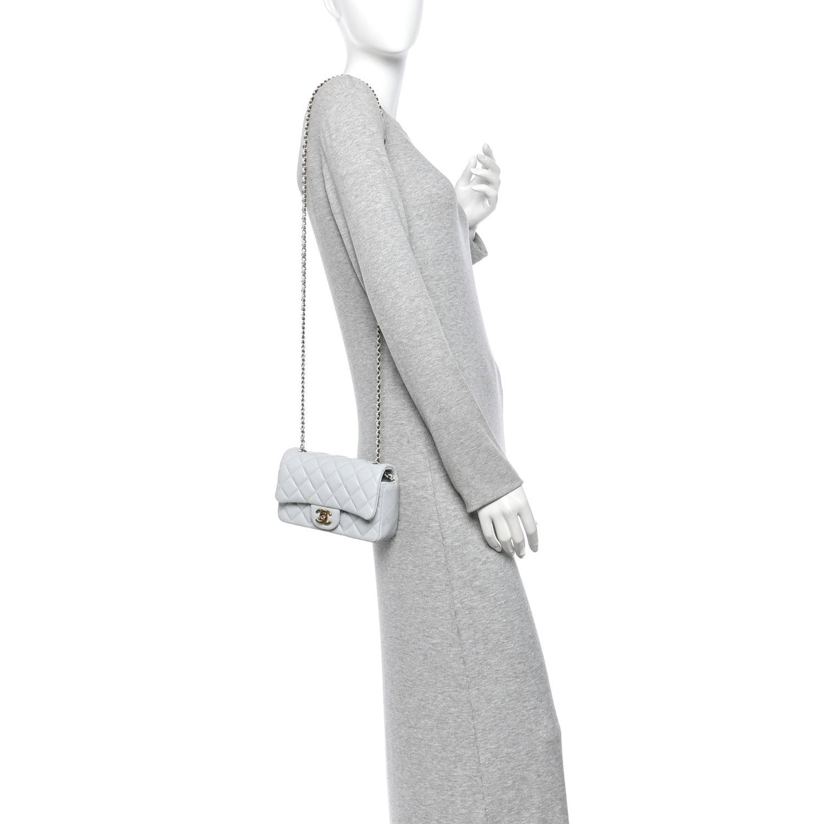 Mini Quilted Lambskin Flap Shoulder Bag - Tan