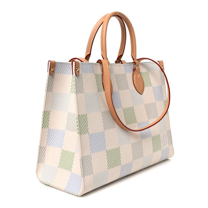 Damier Giant Onthego Mm Pistachio Handbag