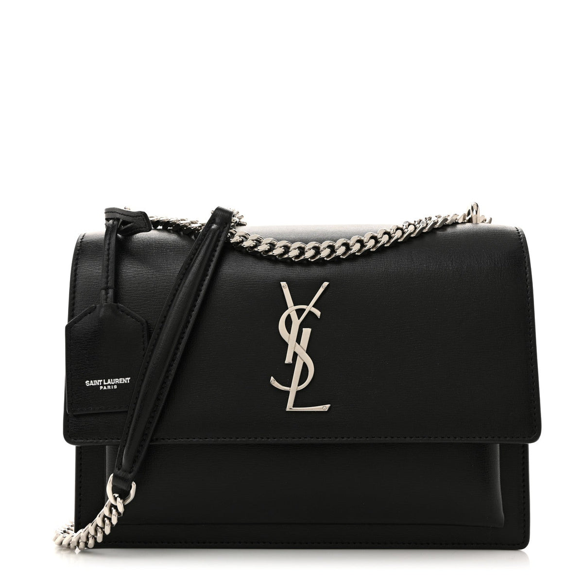 Medium Calfskin Handbag - Black
