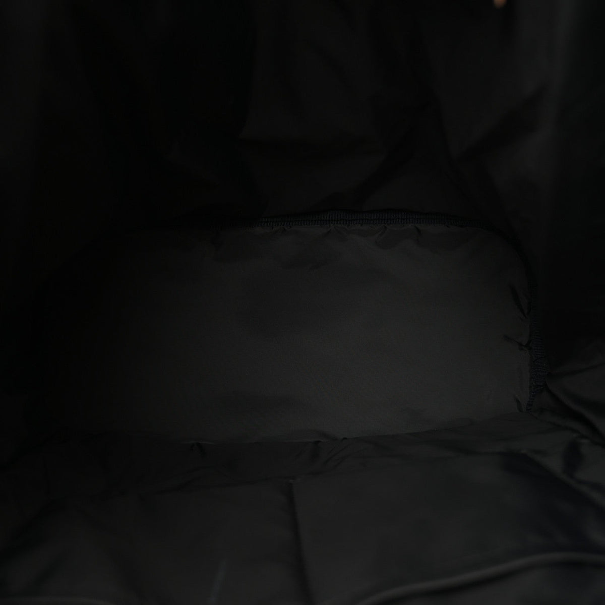 Calfskin Nylon Backpack - Black