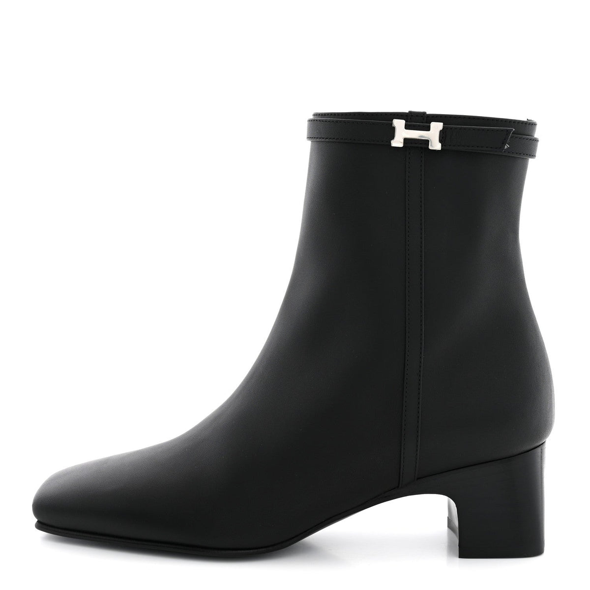 Calfskin Hommage Ankle Boots Black