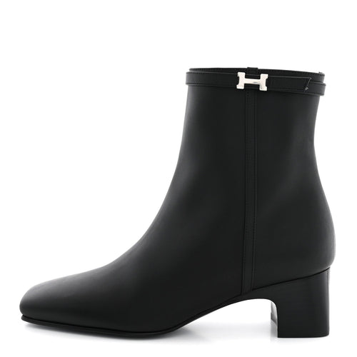 Calfskin Hommage Ankle Boots Black