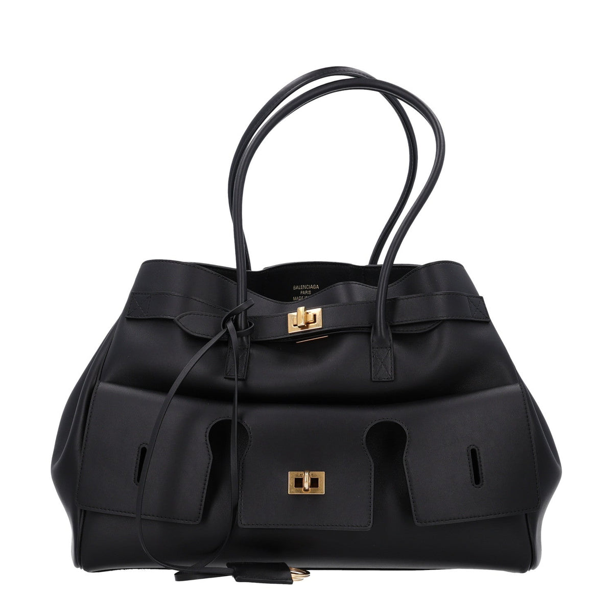Medium Calfskin Handbag - Black