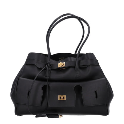Medium Calfskin Handbag - Black