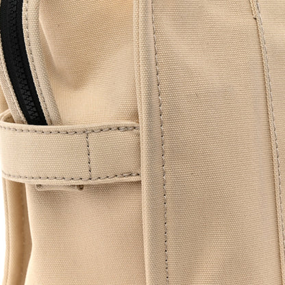 Large Canvas Tote Bag - Beige