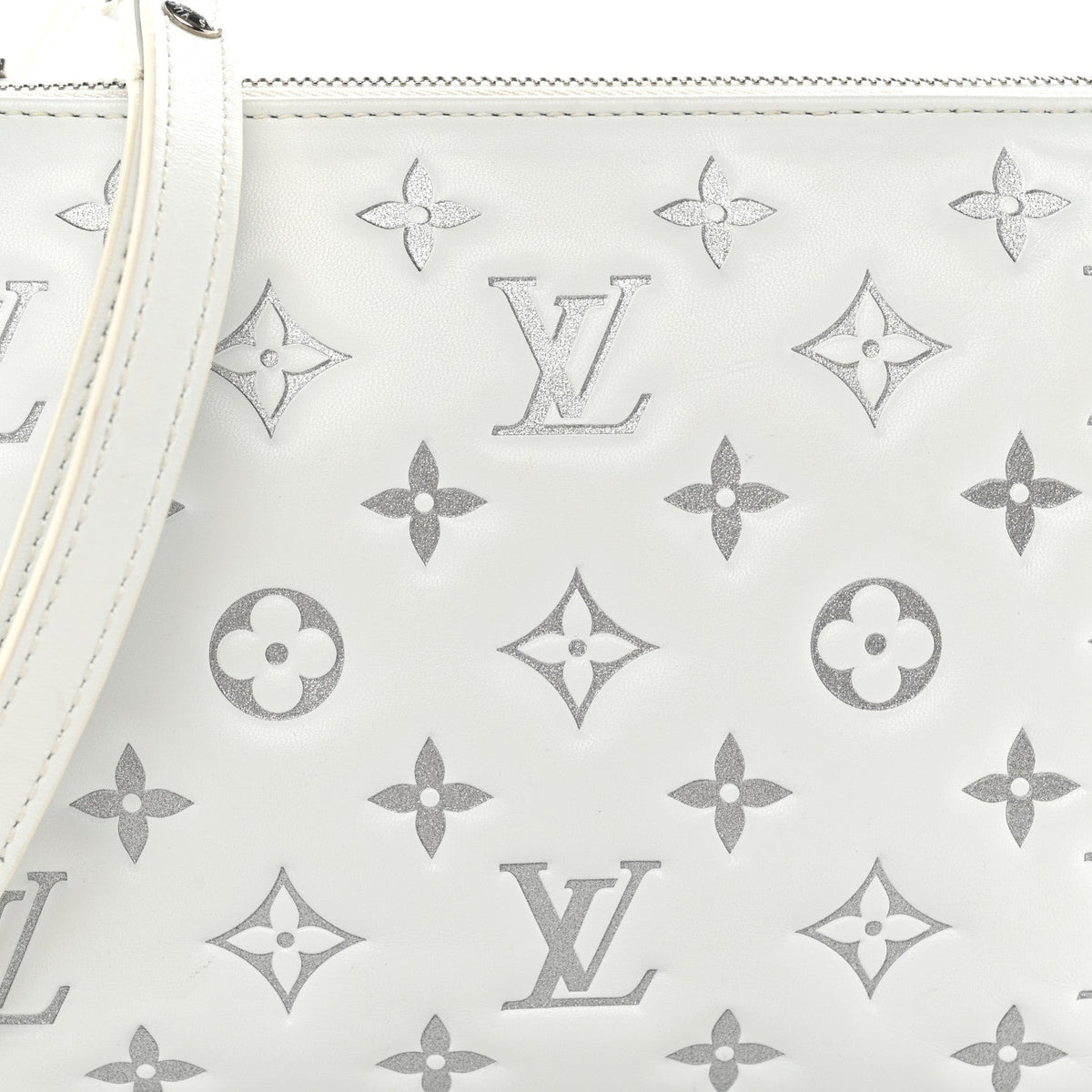 Lambskin Handbag - White